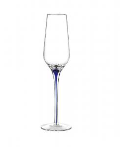 Набор из 4 флейт "Tempest" Qualia Glass, Clear, Blue