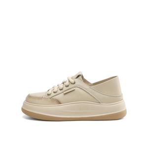BOERDIQI Женские противоскользящие лоу-топы для скейтбординга бежевые, цвет Beige