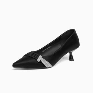 Женские туфли на тонком каблуке и высоком каблуке GEMEIQ, Black