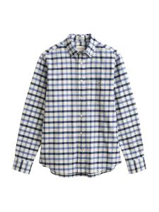 Рубашка на пуговицах классического кроя GANT, синий