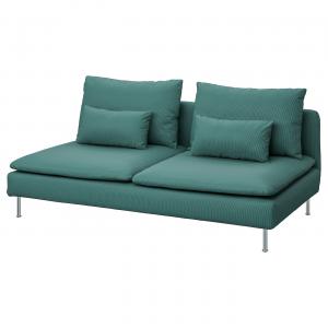 Чехол для 3-х местной секции IKEA, цвет Kelinge grey-turquoise