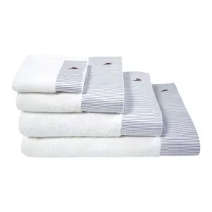 Полотенце из египетского хлопка 550 гр/м2 Oxford Stripe Ralph Lauren Home, синий