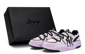 Кроссовки MLB Chunky Liner Skateboarding Shoes Unisex Low-top Black, черный