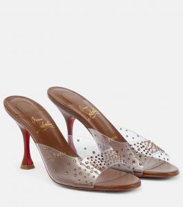 Декорированные мюли Nudes Degramule Christian Louboutin, коричневый