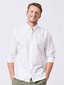 Оксфордская рубашка Alder Cotton Regular Fit Aubin, White