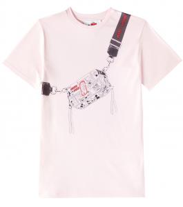 Футболка из хлопка с принтом x Disney Marc Jacobs Kids, розовый
