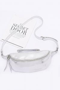 Металлическая сумка через плечо FASHNZFAB, серебряный