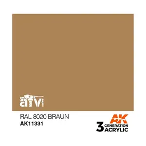 RAL 8020 Браун, 3rd Gen Acrylic - AFV