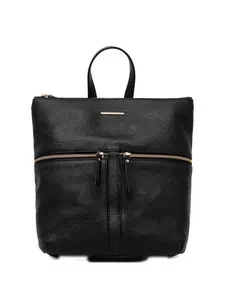 Рюкзак с верхней молнией и логотипом Geox, черный