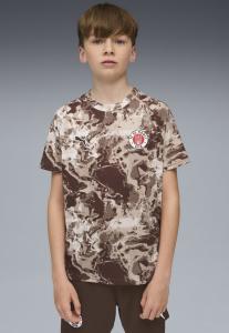 Футболка Puma FC ST. PAULI AUFWÄRM, Espresso Brown White/Brown
