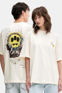 Хлопковая футболка Barrow, бежевый