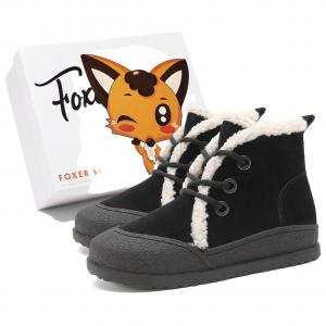 Ботинки до середины голени, устойчивые к истиранию, противоскользящие, женские, для снегоходов FOXER, Black