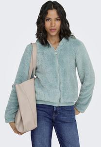 Флисовая куртка ONLY ONLANNA, Gray Mist/Light Grey