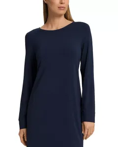 Ночная рубашка из мягкого трикотажа Hanro, синий