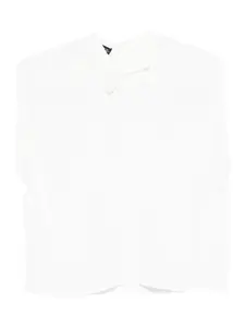 Блузка с бантом Drhope, белый