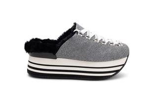 H283 Maxiplatform Сабо Fod Hogan, серебряный