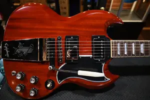 Epiphone Inspired by Gibson Custom 1964 SG Standard с Maesto Vibrola Reissue - Cherry Red №8734