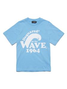 Dsquared2 футболка с принтом Wave, синий