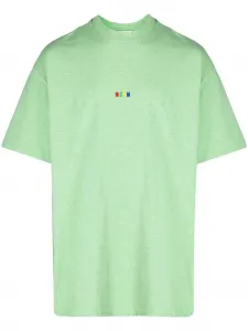 Футболка с вышитым логотипом MSGM, зеленый