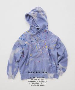 Толстовка с капюшоном Dropping Paint