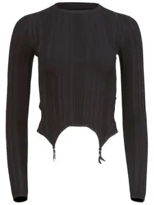 Топ Garter Fleur Du Mal, черный