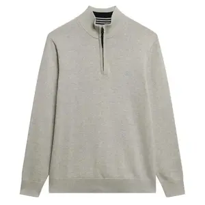 Свитер Superdry Essentials half zip, серый