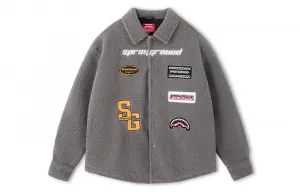 Вельветовая куртка Unisex Lapel Moderate SPRAYGROUND, красный