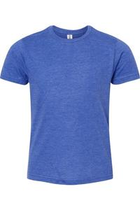 Футболка Tultex Youth Fine Jersey, цвет heather royal