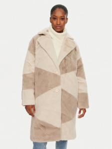 Шуба свободного кроя Bomboogie, серый