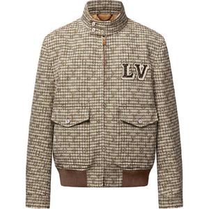 LOUIS VUITTON Льняной блузон Харрингтон, Light Brown