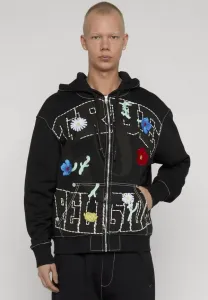 Толстовка с логотипом big t на молнии True Religion, Jet Black