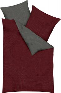 Двустороннее постельное белье kaeppel 205427 2-teilig, рубиново-красный - 135 x 200 см