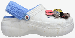 Кроссовки Disney Zoo Topia 2 x Crocs Wmns Classic Platform Clog, белый