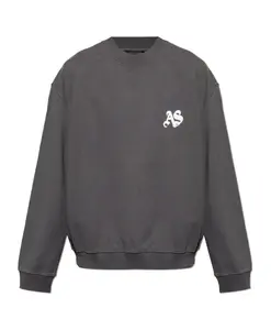 Свободная толстовка с круглым вырезом Icon Allsaints, серый