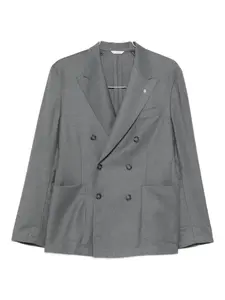 Двубортный пиджак Manuel Ritz, серый