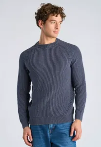 Свитер с круглым вырезом в кислотном стиле Lindbergh, Navy