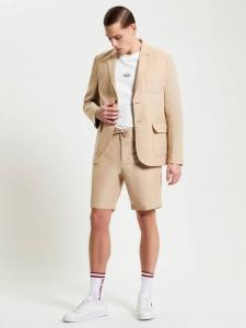 Шорты из смеси льна и хлопка Ben Sherman, Stone