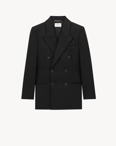 Пиджак CASSANDRE из кашемира Saint Laurent, черный