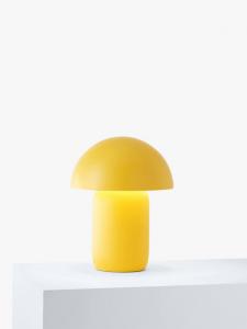 Перезаряжаемая регулируемая настольная лампа Mushroom John Lewis, Yellow