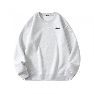 Свитшот унисекс Jeep, серо-зеленый