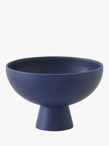 Strøm большая керамическая сервировочная миска на ножке raawii, 22cm, Blue