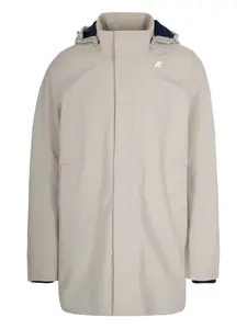 Куртка с капюшоном и логотипом K-Way, нейтральный