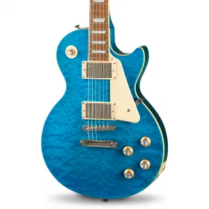 Электрогитара Epiphone Les Paul Standard '60s Quilt Top Limited-Edition, полупрозрачный синий