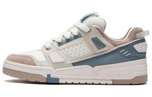 Li-Ning Journey синтетическая кожа нескользящие износостойкие низкие скейтборд кроссовки мужские White Gray Green