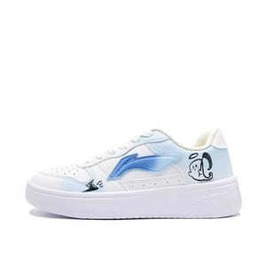 Понтонные лодки устойчивые к истиранию дышащие низкие скейтерские кроссовки унисекс LINING, белый