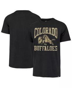 Мужская черная потертая футболка Colorado Buffaloes Big Ups Buffaloes Franklin '47 Brand