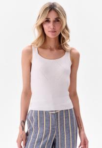 Топ TAYLOR blue shadow, белый