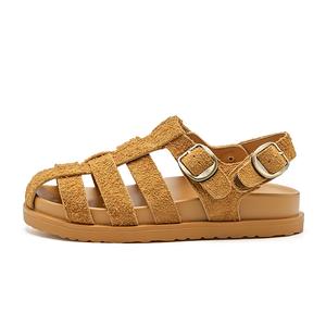 Римские сандалии женские BURGELY, Amber Yellow