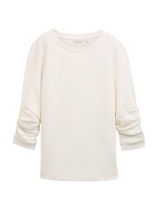 TOM TAILOR Свитшот из шерсти белый