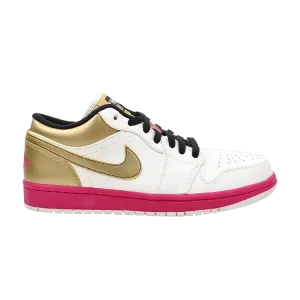Кроссовки Air Jordan Air Jordan 1 Low 'Fuchsia Gold', белый